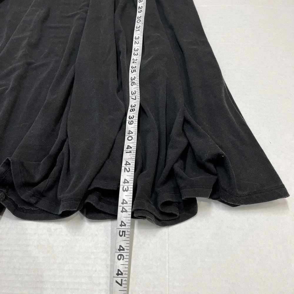 Quince Dress Black Tencel Tank Midi Size S Lagenlook Capsule Casual Comfort - Picture 5 of 9